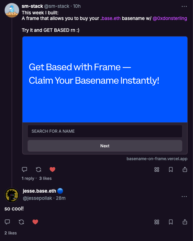 Shoutout from jesse